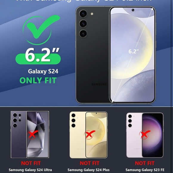 Temdan Designed for Samsung Galaxy S24 Case,Waterproof - Picture 2 of 10